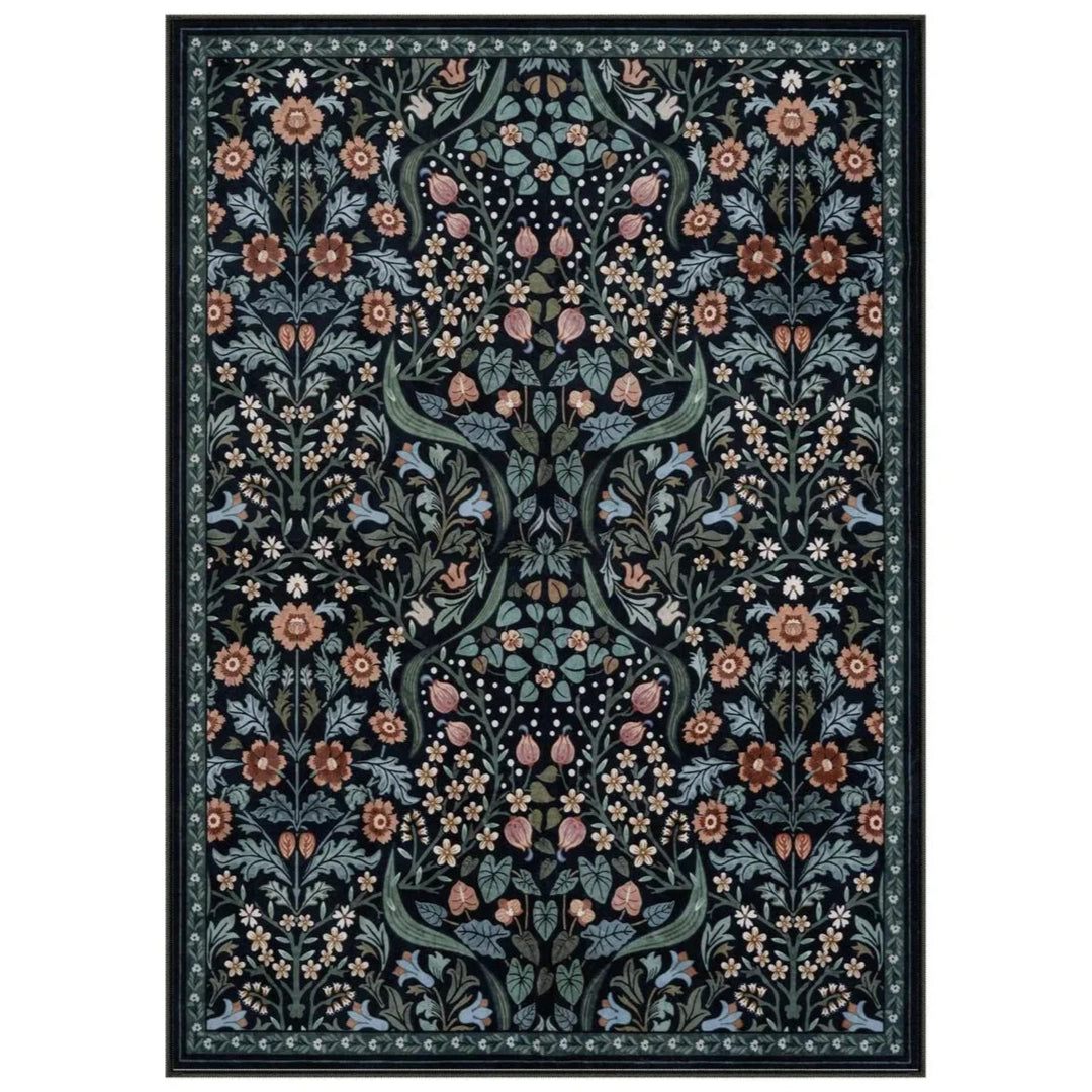 This rug is an ideal choice for your child's bedroom or playroom. It offers a soft and comfortable feel, as well as being skin-friendly, environmentally friendly, and moisture-absorbing. With a non-slip design and wear-resistant material, it also features a non-slip bottom to protect your floor.