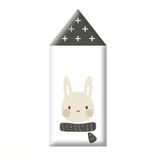Load image into Gallery viewer, Bunny House. Transform your kids&#39; bedroom or playroom with these fun and exciting 3D Wall Decor Houses! Each decal has 0.59 inches of thickness and is made of durable PVC that will last through many adventures. Create a whimsical atmosphere in any space to spark your child&#39;s imagination! 
