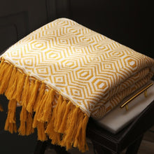 Load image into Gallery viewer, Yellow Soft Knitted Blanket
