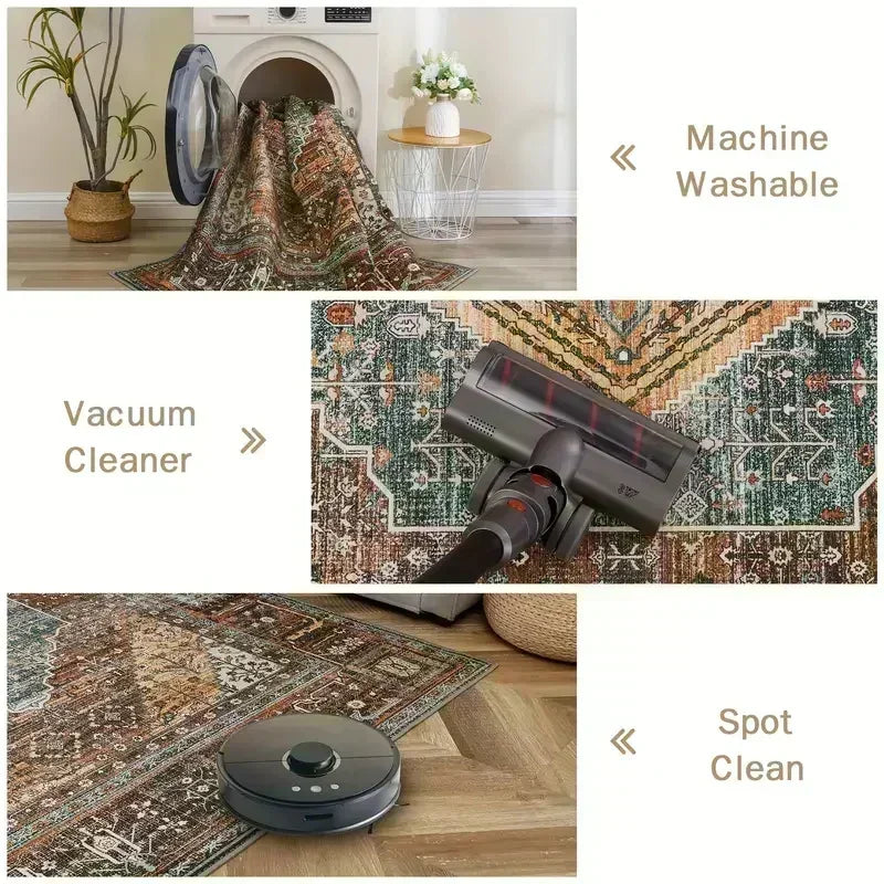 Black Blossom Rug | Multiple Sizes