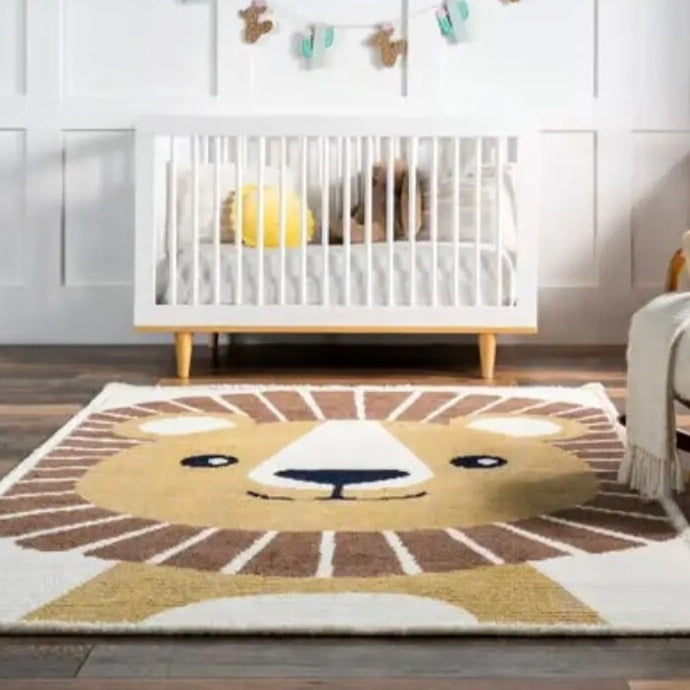 Transform any room into an oasis of lion-y luxury with this cozy and cuddly Fluffy Lion Rug! Crafted from polyester fiber and plush to the touch, it'll make your kid's bedroom the envy of the pride. Soft, skin-friendly, and easy to clean - you'll love this rug roarin' good time!   Sizes: 15.74 x 23.62 inches (40cm x 60cm) 23.62 x 35.43 inches (60cm x 90cm) 31.49 x 62.99 inches (80cm x 160cm) 39.37 x 62.99 inches (100cm x 120cm) 39.37 x 62.99 inches (100cm x 160cm)