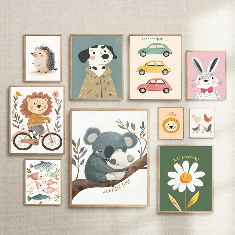 Elevate the ambiance in your child's bedroom or playroom with this stunning art on canvas. Instantly transport your little one's space into a whimsical retreat.