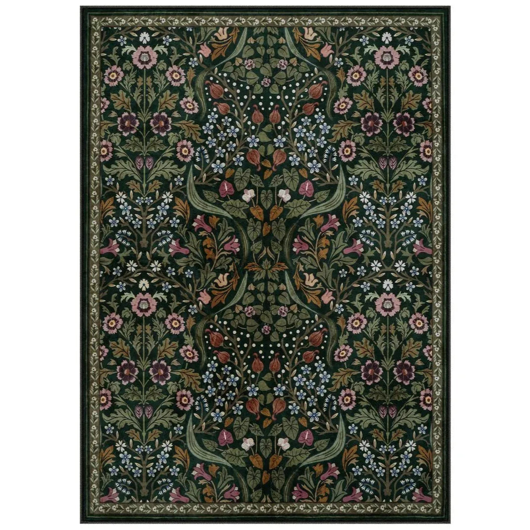 This versatile rug is ideal for a child's bedroom or playroom, offering a cozy and eco-friendly option. Its soft and skin-friendly material is also moisture-absorbing and features a non-slip bottom to protect the floor. Plus, its wear-resistant and step-resistant design ensures long-lasting use.