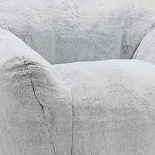 Load image into Gallery viewer, Light Grey Beanbag Arm Chair
