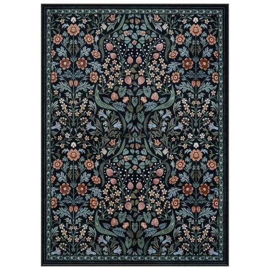 This rug is an ideal choice for your child's bedroom or playroom. It offers a soft and comfortable feel, as well as being skin-friendly, environmentally friendly, and moisture-absorbing. With a non-slip design and wear-resistant material, it also features a non-slip bottom to protect your floor.
