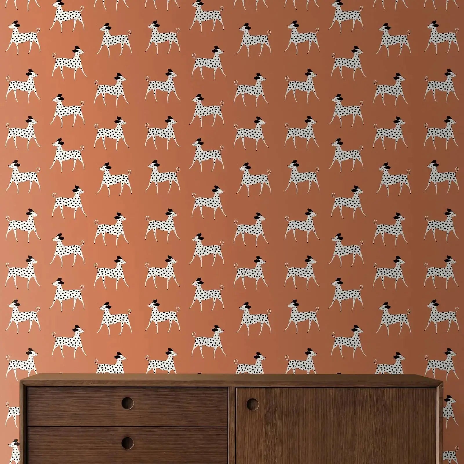 Transform your child's bedroom or playroom with the magic of our waterproof, moisture-proof, mold-proof, and sound-absorbing coral Dalmatians wallpaper. Create a durable and functional space that inspires and delights with this one-of-a-kind addition!