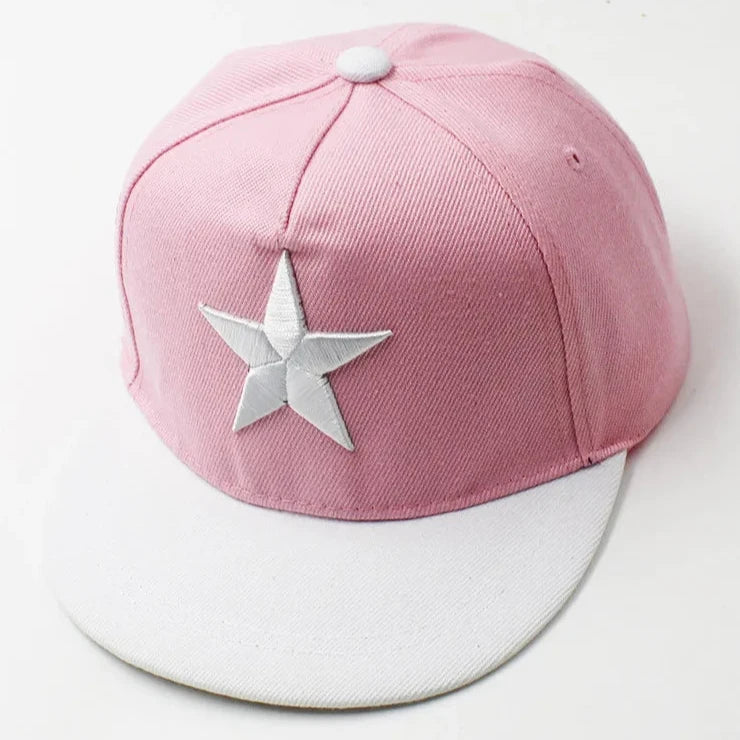 Experience the ultimate coolness with our stylish Star Baseball Cap! Perfect for kids ages 3 to 8 years old and available in multiple colors, your child will stand out in any crowd. Shield their eyes from the sun while showing off their vibrant personality. Don't miss out on this must-have fashion accessory!