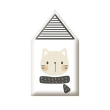Load image into Gallery viewer, Cat House.Transform your kids&#39; bedroom or playroom with these fun and exciting 3D Wall Decor Houses! Each decal has 0.59 inches of thickness and is made of durable PVC that will last through many adventures. Create a whimsical atmosphere in any space to spark your child&#39;s imagination! 
