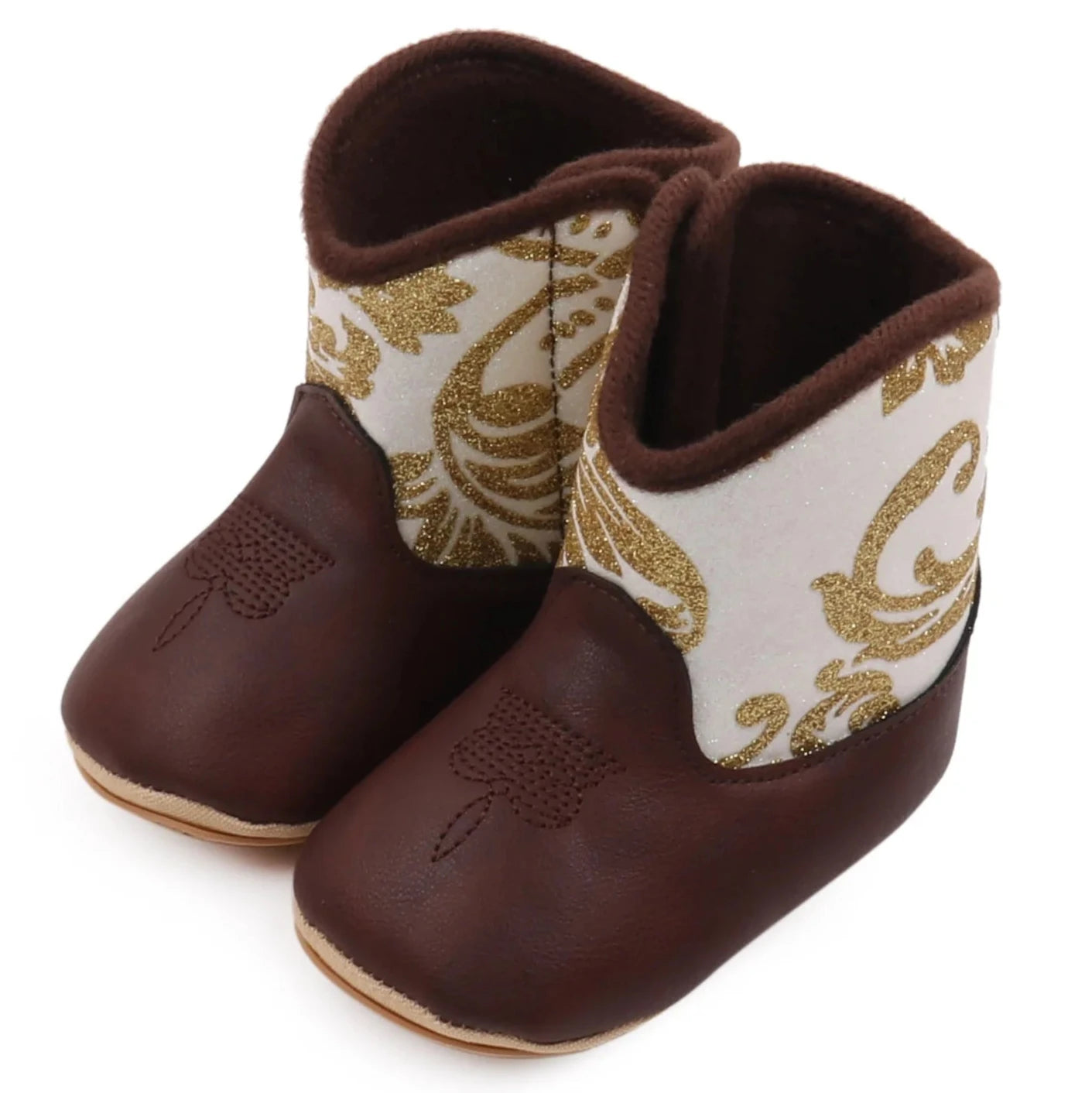 Expertly crafted with comfort and style in mind, these baby boots are the perfect addition to your little one's wardrobe. Made for newborns up to 18 months, these boots provide both support and flexibility for growing feet.