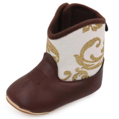Expertly crafted with comfort and style in mind, these baby boots are the perfect addition to your little one's wardrobe. Made for newborns up to 18 months, these boots provide both support and flexibility for growing feet.