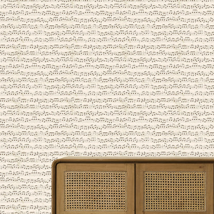 Add some melody to your music fan's playroom or bedroom with this perfect wallpaper!