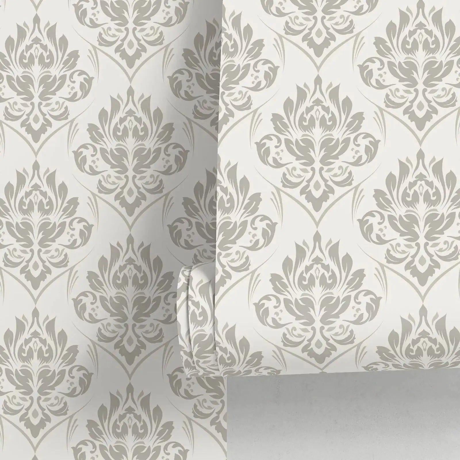 Looking for a durable and fun wallpaper for your children's bedroom or playroom? Look no further than our Beige Damask design! Not only is it waterproof and moisture-proof, but it also helps absorb sound and prevent mold. A functional and stylish addition to any space!