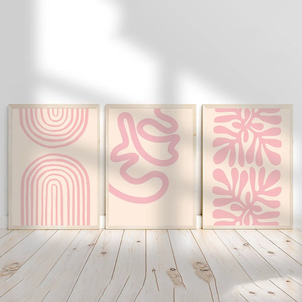 Add an artistic touch to your child's or teenager's bedroom with our selection of Abstract Beige and Pink Art on Canvas, available in multiple designs and sizes.