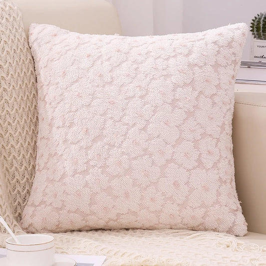 Enhance the look of your children's bedroom or playroom with the Pink Soft Flower Pillowcase. Made from soft fabric, these decorative pillow covers offer a luxurious and comfortable feel. Experience a perfect blend of comfort and style with this unique accessory.