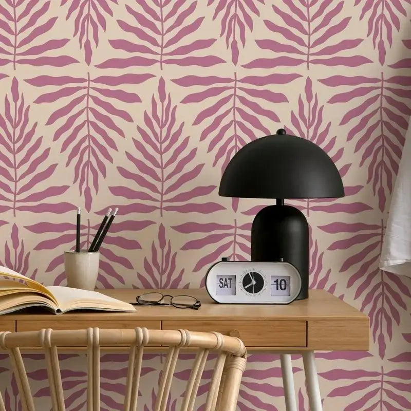 Transform your child's bedroom or playroom with the magic of our waterproof, moisture-proof, mold-proof, and sound-absorbing purple floral wallpaper. Create a durable and functional space that inspires and delights with this one-of-a-kind addition!