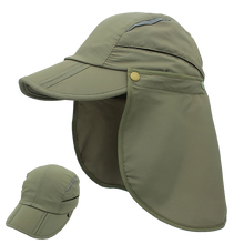 Load image into Gallery viewer, Improve your child&#39;s outdoor adventures with our adjustable sun hat, made with durable hand-sewn polyester! Perfect for kids aged 3-7, this hat is windproof, ensuring maximum comfort and protection. With a size of 20.47 x 21.65 (52-55cm), it&#39;s the perfect fit for your little explorer.
