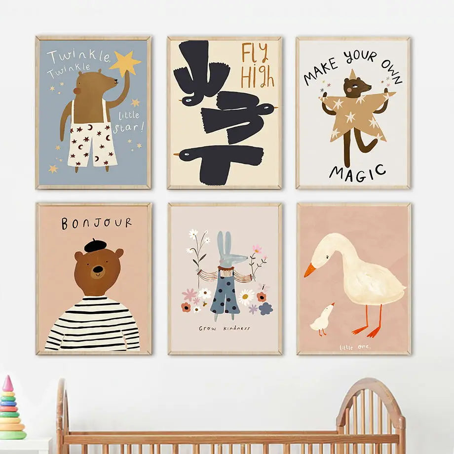 Looking to jazz up your child's bedroom or playroom? Look no further than our collection of funky retro animal art on canvas! With multiple sizes to choose from, you can mix and match to create a truly unique display. Please note that the frames are not included (but the cool factor is!).