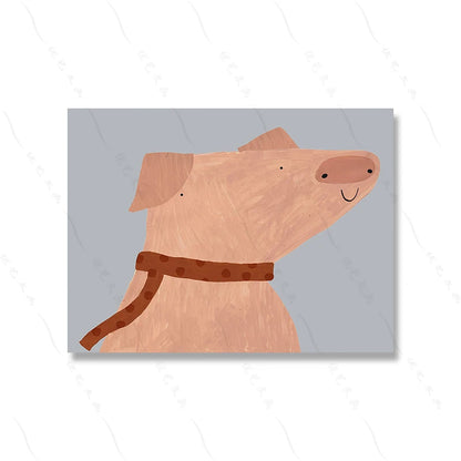 Nordic Animals Art on Canvas