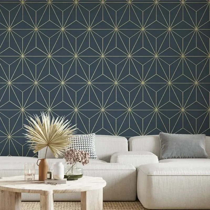 Dark Teal Modern Wallpaper