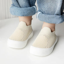 Load image into Gallery viewer, Indulge your little one in luxurious comfort with our exquisite slip-on shoes, available in six stunning colors - blue, black, green, grey, pink, and beige. Crafted from premium TPR outsole material, these shoes are perfect for newborns and toddlers up to 2 years old. Experience effortless elegance with our slip-on closure, designed for convenience and style.
