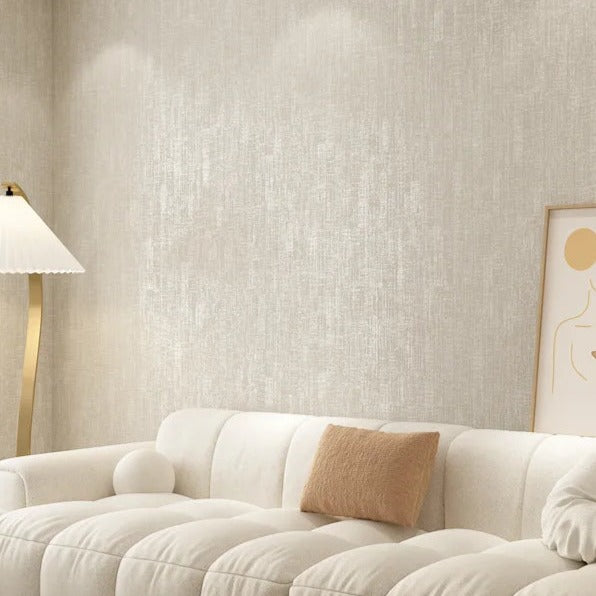 Add a unique touch to your teen's room with this modern metallic wallpaper! Available in grey, white, beige, green and taupe, it's a stylish and practical way to decorate. The waterproof and formaldehyde-free vinyl material is easy to install and removable, and provides a mildew-resistant, fireproof and moisture-proof finish. Transform the look of your teen's bedroom with this wallpaper!