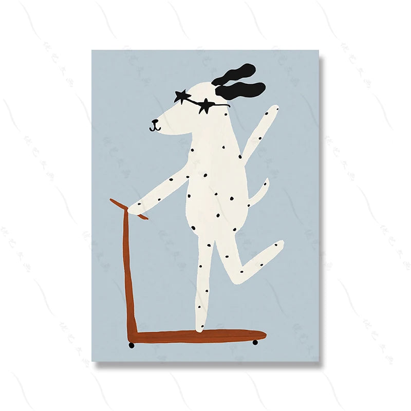Nordic Animals Art on Canvas