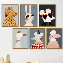 Load image into Gallery viewer, Get lost in the beauty of our classic art works on canvas. Transport yourself to another time and place with the timeless charm and elegance of these vintage works of art. Each piece is carefully crafted to capture every detail and evoke strong emotions. Rediscover the magic of the past with Nordic Animal Art on Canvas.
