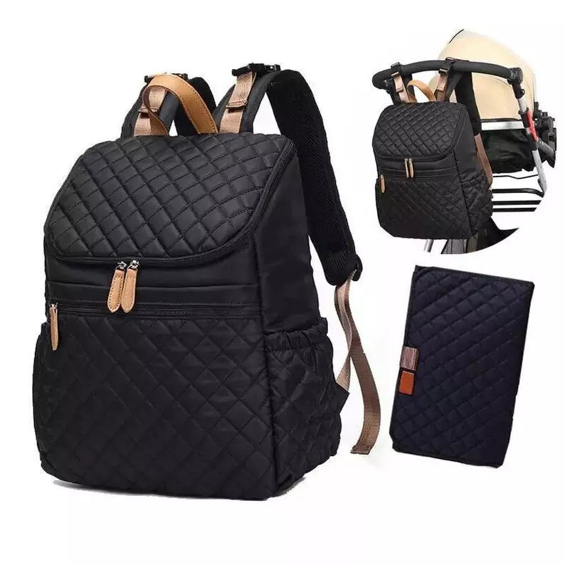 Black Diaper Backpack