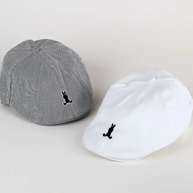 Enliven your little one's charm and coziness with our endearing cotton hat featuring a rabbit design in white, khaki, blue, and grey! Perfect for ages 1 to 5, this hat offers both fashion and functionality.