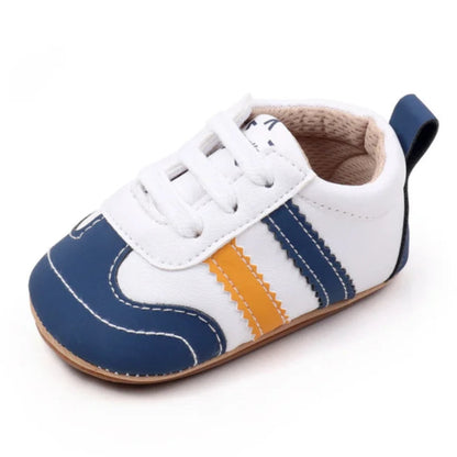Designed with expert precision, these baby sneakers are crafted to fit children aged newborn through 18 months old with ultimate comfort and style.