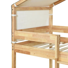 Load image into Gallery viewer, The opportunities are endless to create a fun play environment for your kids. Enjoy this bed for years to come with its durable build, manufactured with quality pinewood to withstand untimely wear. Comes complete with thick slats  Dimension: 78.1&quot;L x 41.5&quot;W x 75.6&quot;H
