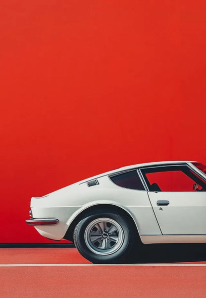 Vintage Classic Sports Car Art on Canvas