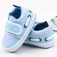 Load image into Gallery viewer, Your little one will be the most stylish walker on the block with these adorable sneakers! Built with a non-slip cotton sole, these shoes are perfect for those first steps and will keep your little rascal safe and secure. Give your child the best start with these fashionable and functional shoes.
