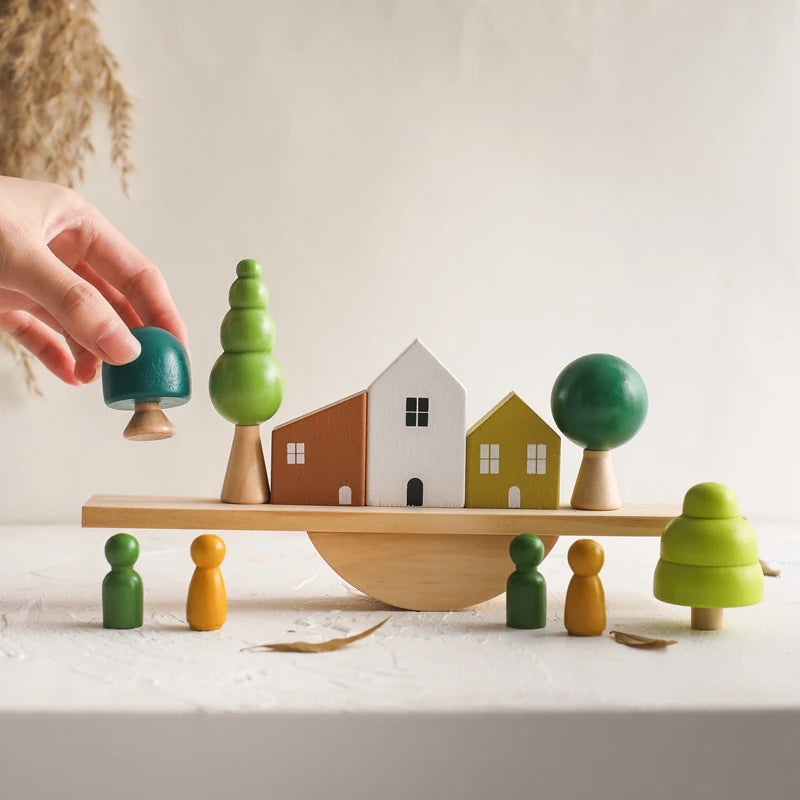 Wooden Animal Balance Board