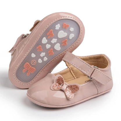 Give your little one the royal treatment with these adorable princess shoes. Designed to provide comfort and style from newborn to 18 months, these shoes will keep your precious baby feeling pampered and looking stylish. With their soft material and cute design, they're sure to become a favorite for both you and your baby!