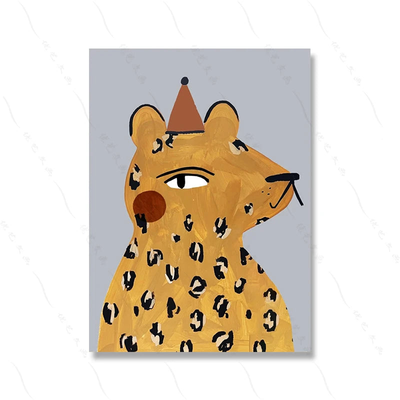 Nordic Animals Art on Canvas