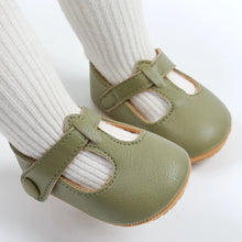 Load image into Gallery viewer, Experience unmatched cuteness with these Mary Jane dress shoes for your little one! Available in a variety of colors, these shoes bring style and comfort to your baby&#39;s wardrobe. From newborn to 18 months, your little one will be the most stylish and adorable on the block!
