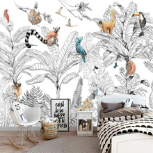 Load image into Gallery viewer, Transform your kid&#39;s bedroom into a cool place with this unique modern mural. Crafted with extra-thick paint, this mural will stay strong against static, water, mold, and fire. And with its natural and formaldehyde-free design, it&#39;s not only safe, but eco-friendly too!
