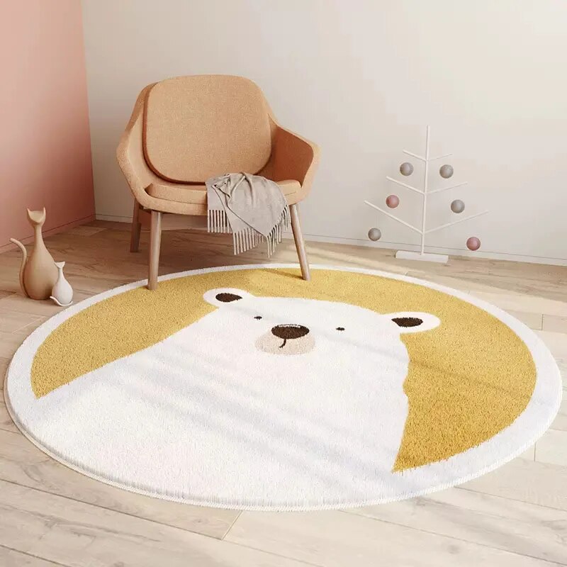 Little Bear Round Rug | Multiple Colors