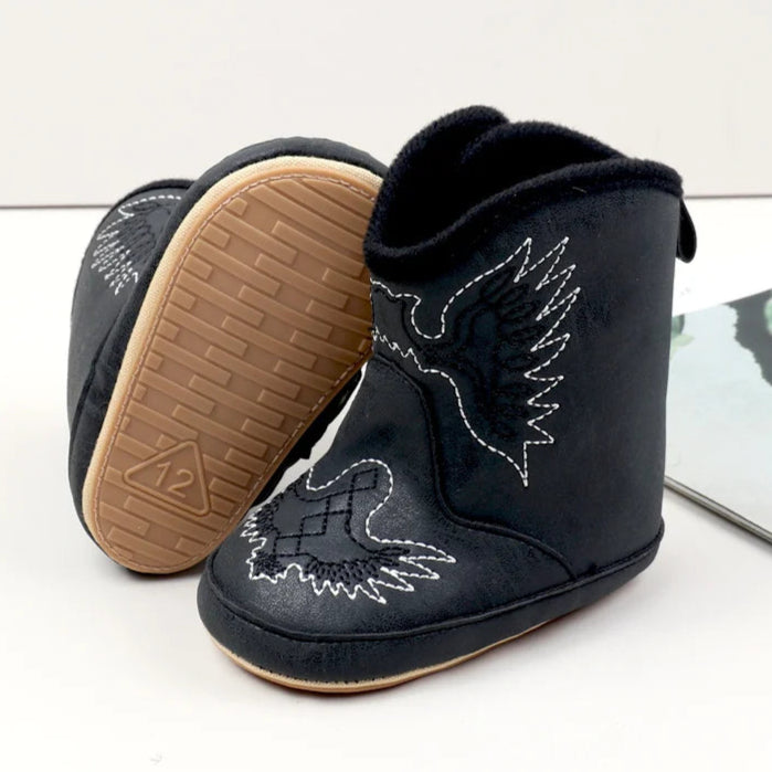 Angel Wing Winter Baby Boots | Multiple Colors and Sizes