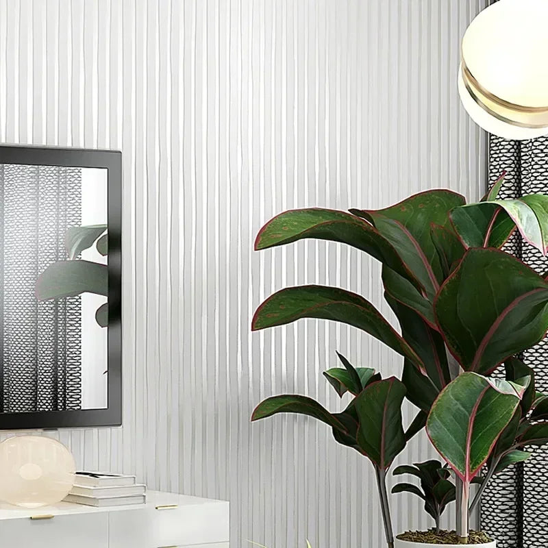 Modern Vertical Stripe Wallpaper | Multiple Colors