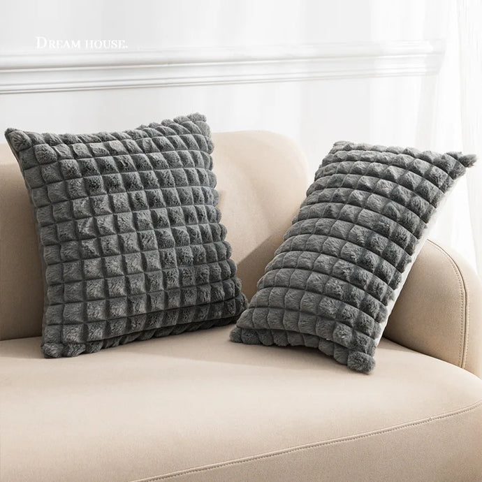 Transform your child's bedroom or playroom with our luxurious Plush Geometric Grey Pillow Case! The perfect addition to any space, it will add a touch of modern elegance while providing ultimate comfort. Choose from multiple sizes to suit your needs. Give your child's space a makeover with our plush pillow case today!
