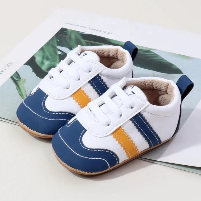 Designed with expert precision, these baby sneakers are crafted to fit children aged newborn through 18 months old with ultimate comfort and style.
