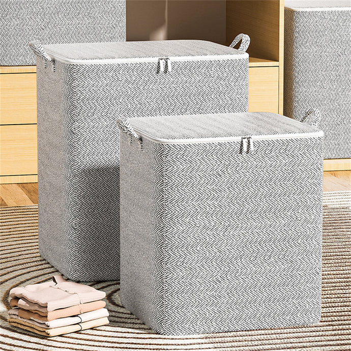 Organize your child's room in style with this waterproof storage box. Crafted from premium plastic, it is available in three sizes to accommodate your storage needs. The zipper closure offers an elegant look, while also ensuring your belongings are secure. Keep your living space tidy and stylish with this luxurious storage box.  