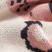 Load image into Gallery viewer, Snuggle up with an ocean of comfort! Our knitted sea horse cotton blanket is perfect for your little mermaid or sailor&#39;s bedroom or nursery. It&#39;s made of Grade A, 100% cotton with a yarn dyed pattern and comes in two cute colors: blue and pink. Yo-ho-ho and a pirate&#39;s hug! Size: 51.18 x 62.99 inches (130cm x 160cm).
