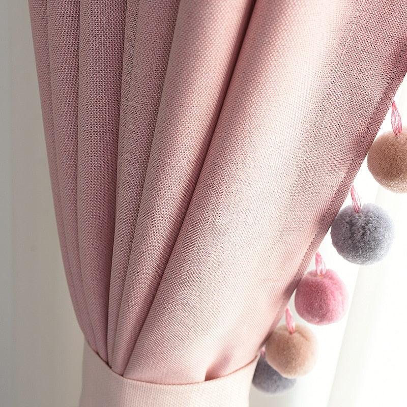 Dress up your kid's bedroom with this gorgeous pink curtain panel! Crafted from a soft, woven polyester, it's available in a grommet, pleated pull, or hook hanging application. Its yarn-dyed pattern adds a stylish touch to any room! Make a statement in your kid's space today!