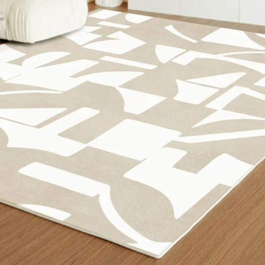 This taupe rug is the perfect option for your child's bedroom. Made from high-quality polyester, it's designed to last while providing a modern, minimalistic aesthetic. Soft yet durable, it comes in multiple colors and is easy to clean, making it ideal for your kid's bedroom.