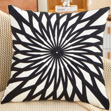 Load image into Gallery viewer, Embroidered Floral Pillow Cover | Multiple Colors
