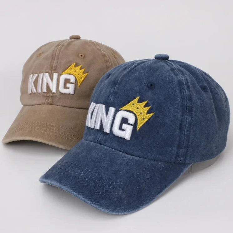 Experience greatness with our King Baseball Caps, designed for kids ages 3 to 6 years old! Get ready to hit the field in style and comfort with our multiple color options. With each cap, your child will feel like a king on the diamond, inspiring confidence and a love for the game. Don't miss out on this must-have accessory for your little athlete!