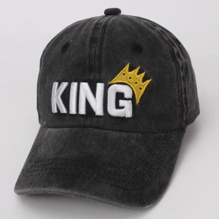 Experience greatness with our King Baseball Caps, designed for kids ages 3 to 6 years old! Get ready to hit the field in style and comfort with our multiple color options. With each cap, your child will feel like a king on the diamond, inspiring confidence and a love for the game. Don't miss out on this must-have accessory for your little athlete!